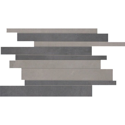 Abk Docks Mosaico Brick Grey Black 30x40