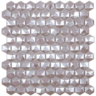 Vidrepur Diamond Hex № 371D Перламутровый (на сетке) 31,7x30,7