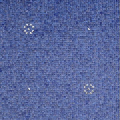 Bisazza The Crystal Collection 06001458VL Stars Blue 64.7x64.7
