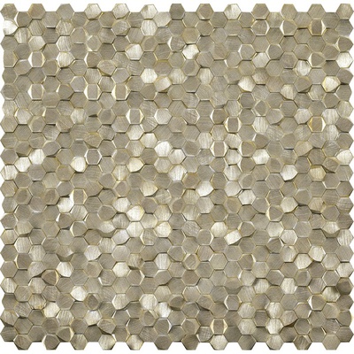 L`antic colonial Gravity Aluminium 3D Hexagon Gold 30.7x30.1