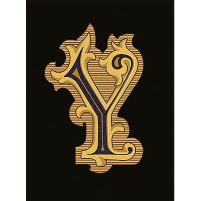 Versace Alphabet 48994 Lettera Nera Y 14,5x19,4