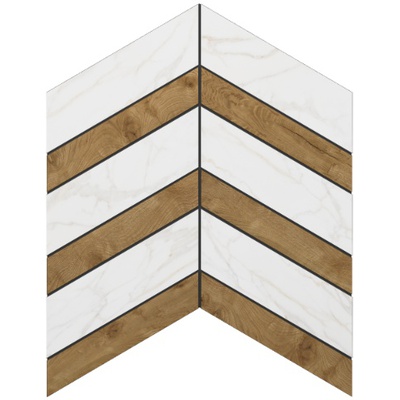 Ametis Supreme SM02/SI04 Gold Chevron Неполированная 37.5x29