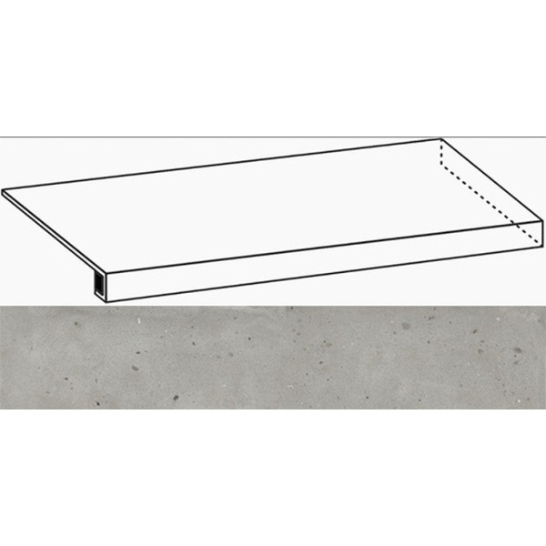 Italon Avantgarde (Авангард) 620070002769 Silver Правая 33x120