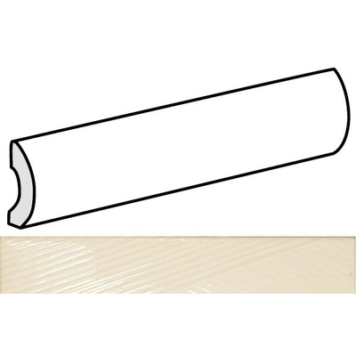 Equipe Fragments 23904 Pencil Bullnose Ivory 3x20