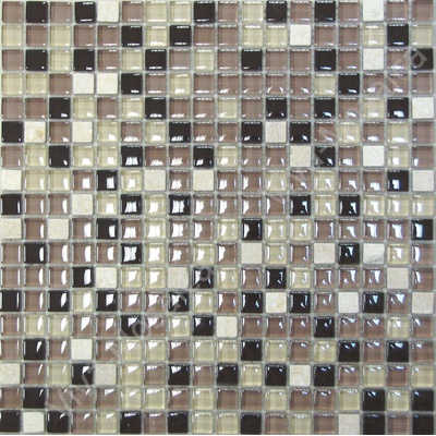 Bonaparte Мозаика стеклянная с камнем Glass Stone 12 30x30