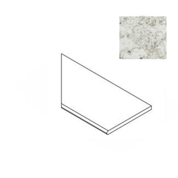 Atlas Concorde Russia Forte Dei Marmi Quark 620090001118 Brazilian White Bordo Round SX 30x60