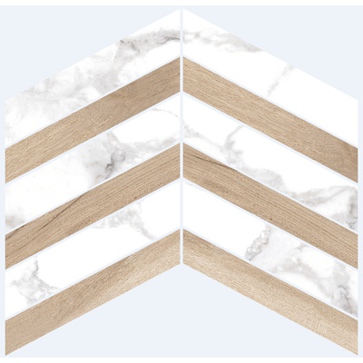 Museum Haute 31151 White Taupe Chevron EP 21,9x30