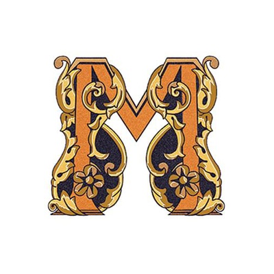 Versace Alphabet 48952 Lettera Bianca M 14,5x19,4