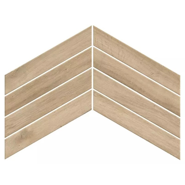 Atlas Concorde Russia Fusion Oak 600010002448 Natural Chevron 7,5x45 - керамическая плитка и керамогранит