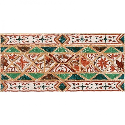 Exagres Vega Rojo Tabica Mudejar 15x33