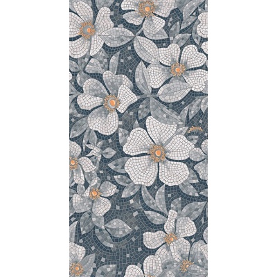 Kerama Marazzi Ковер SG591102R Розелла Серый декорированный Lapp. 119.5x238