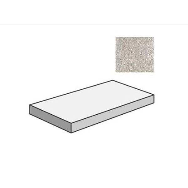 Sant Agostino Waystone CSAGADWP12 Gradone Angolare Dx Pearl 33x120