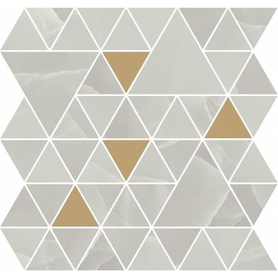 Refin Prestigio Onyx NZ92 Grey Mosaico T Lucido R 30x30