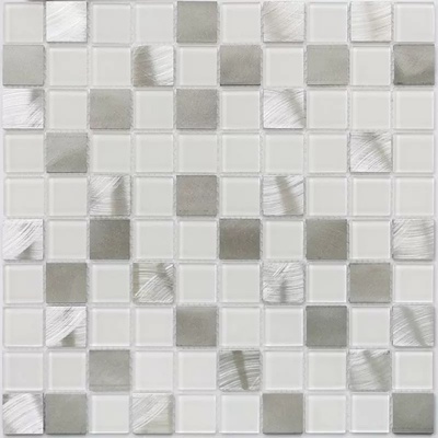 Bonaparte Мозаика стеклянная Titan Silver 31.8x31.8