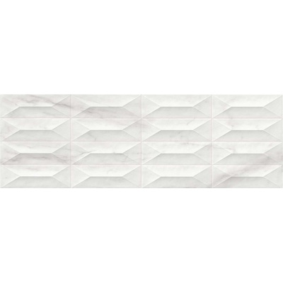 Marazzi Marbleplay Wall M4PC White Str Gem 3D 30x90