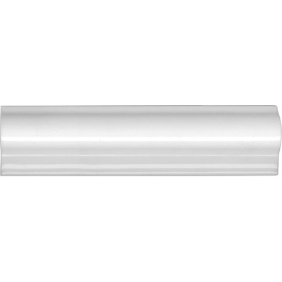 Dar Ceramics Biselado Moldura Antigua Blanco Brillo 5x20