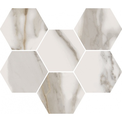 Bode Marble Porcelain BMB8561M1 Calacatta Lapp. гексагон 26.7x30.8