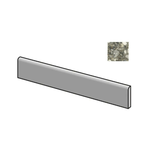 Sant Agostino Venistone CSABVEEM90 Battiscopa 90 Emerald 7,3x90