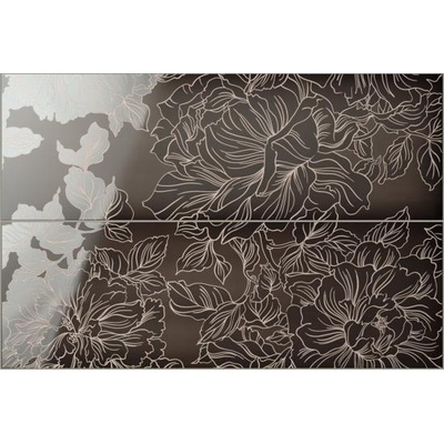 Iris Ceramica Slide 835009 Flowers Mink 40x60