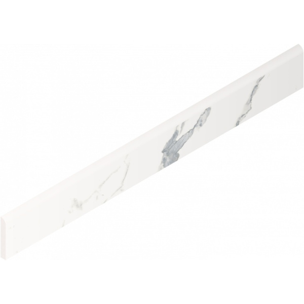 Italon Stellaris 610130007449 Statuario White Nat Battiscopa 7,2x60