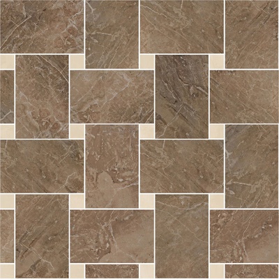 Versace Marble 240536 Mosaico Intreccio Marrone/Beige 29.1x29.1
