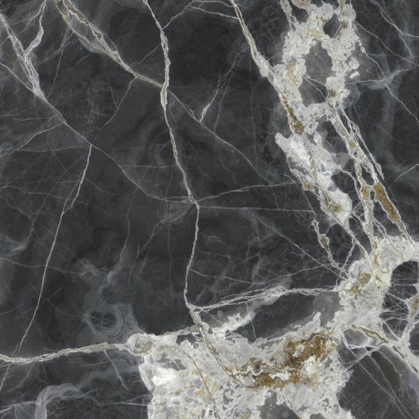 Ariostea Ultra Onici UO6L75679 Onice nero Polished 6mm 75x75