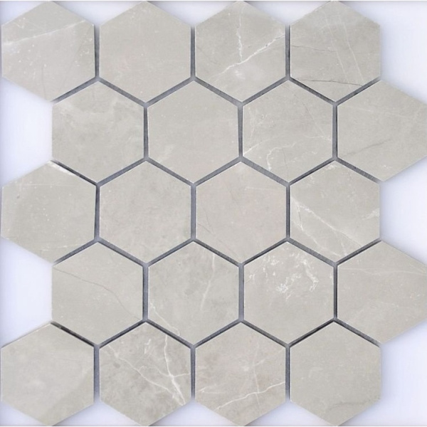 Caramelle Marble Porcelain Nuvola Grigio Pol 26,7x30,8 - керамическая плитка и керамогранит