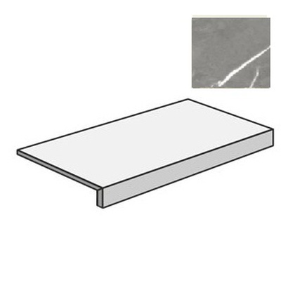 Atlas Concorde Russia Forte Dei Marmi 620070002393 Elegant Grey Scalino Frontale Rett 33x160