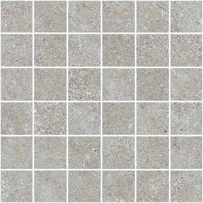 Monocibec Ceramiche Tradition 115208 Pierre Grise Mosaico 4.7x4.7 Naturale Rettificato Su Rete 30x30