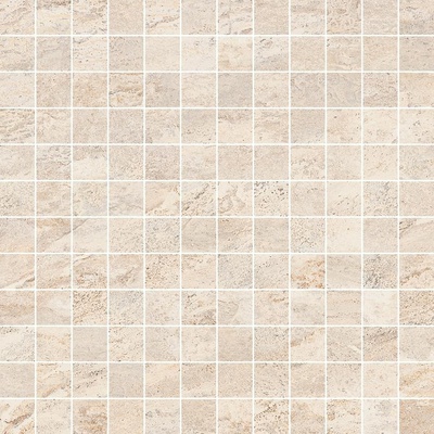 Monocibec Ceramiche Dolomite 95617 Dust Mosaico 2.5x2.5 Su Rete 30x30
