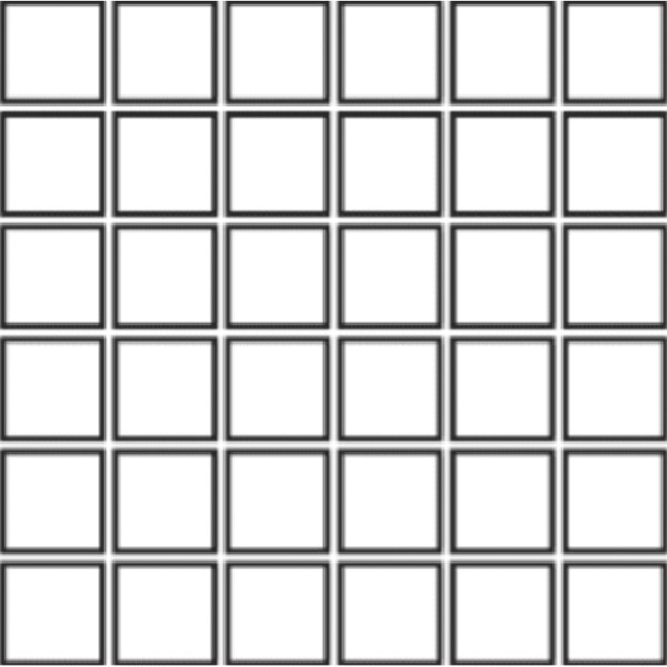 La Fabbrica Ceramiche Absolute 97123 Mosaico Black Naturale Rettiicato 30x30