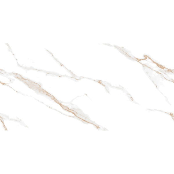 Ceradim Calacatta Sharp Gold Белый Полированный 60x120