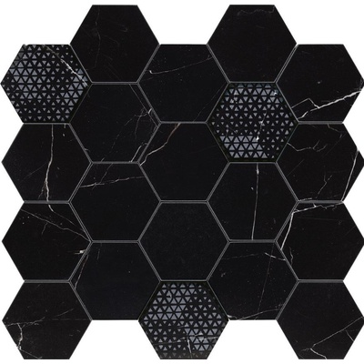 Piemme Valentino Majestic 02613 Hexagon Royal Nero Lev 34x36