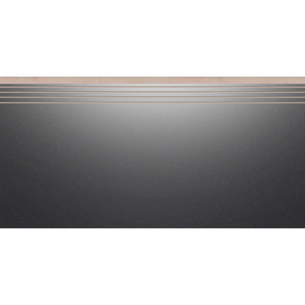 Cerrad Cambia 5903313312530 Black Lappato Engraved Stair 29,7x59,7