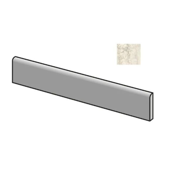 Sant Agostino Invictus CSABINPE60 Battiscopa Pearl Nat 7,3x60