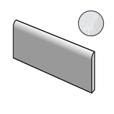 Equipe Masia 21331 Bullnose Blanco Brillo Crackle 7.5x15