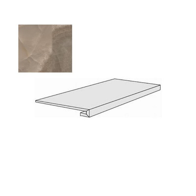 Rex Ceramiche Reves 770267 Choco Matt Gradino 33x120