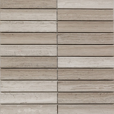 Pixel mosaic Венеция PIX 347 White Wooden, Concave 30,5x31,8 - керамическая плитка и керамогранит