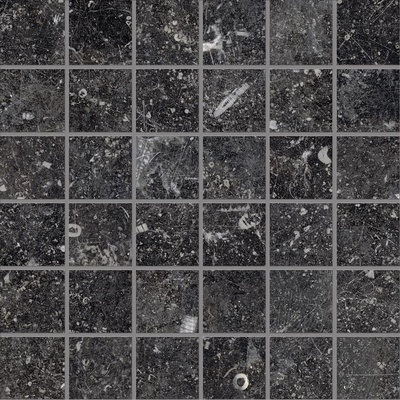 Provenza Unique Bleu EHSW Mosaico 5x5 Anthracite Noble Lappato Veloute 30x30