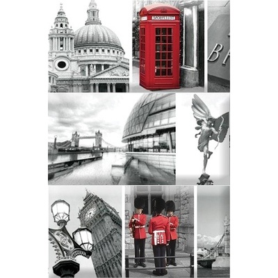 Absolut Keramika Monocolor Composicion London Calling A 15x22.5