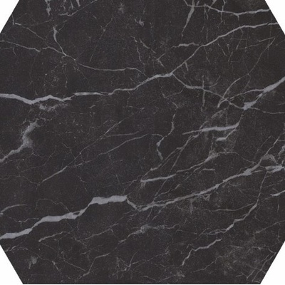 Casalgrande Padana Marmoker СП546Р Nero Creta Lucido ottagono 59x59