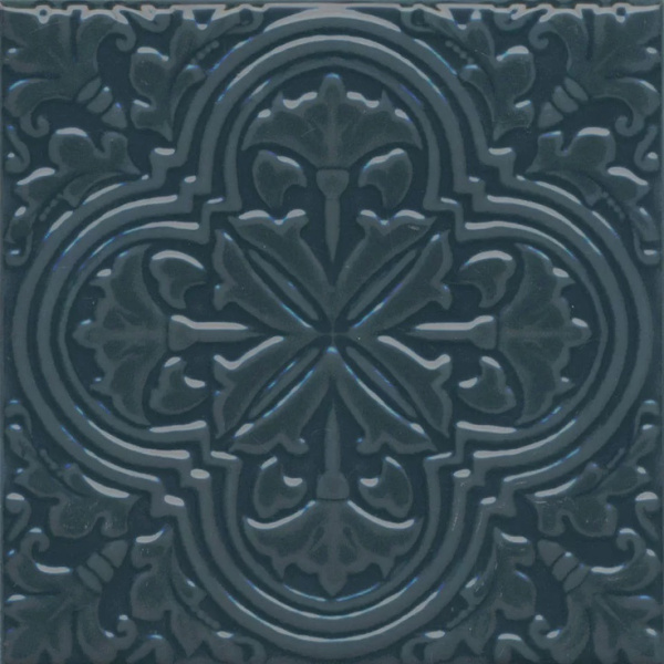 Kerama Marazzi Фес KMD3STA004BN Бирюзовый Тёмный Глянцевый 15x15
