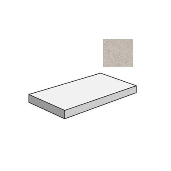 Sant Agostino Logico CSAGDLCE12 Gradone Angolare Dx Cement 33x120