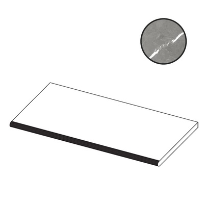 Atlas Concorde Russia Forte Dei Marmi 620090000983 Elegant Grey Round Angolo Dx 30x60