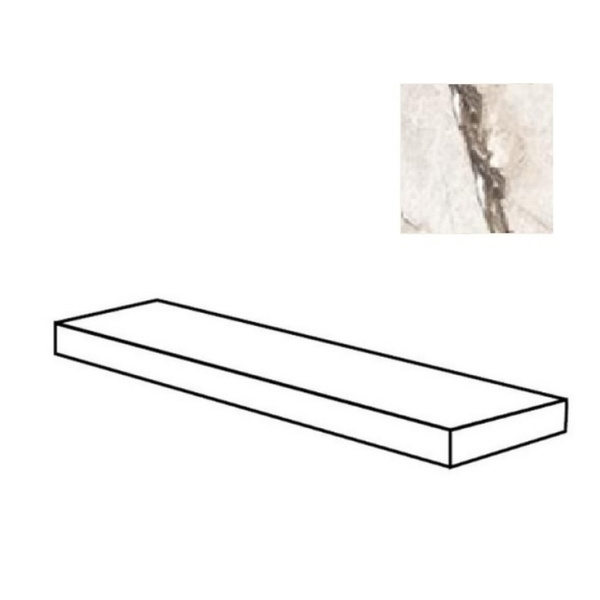Flaviker PI.SA Supreme Hedonism 0017901 Angolare Top Dx Quarzite Sky Nat Ret 32x120 - керамическая плитка и керамогранит