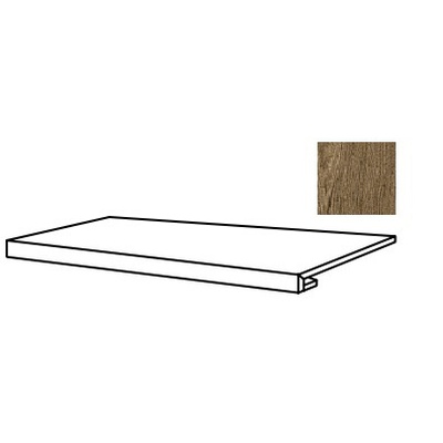 Marazzi Ragno Ossimori R9W0 Marrone Extra Matt Gradone 32,5x120 - керамическая плитка и керамогранит