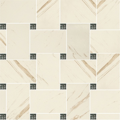 Versace Marble 240510 Mosaico Intreccio Bianco 29.1x29.1