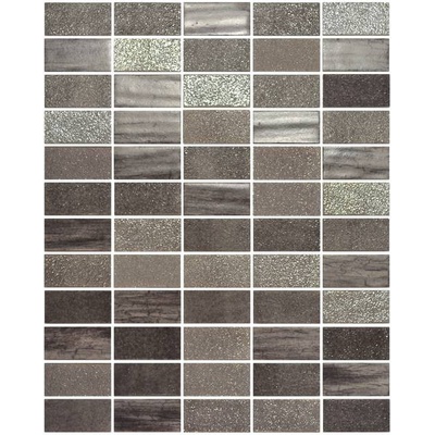 Onix Mosaico Marbelous Grey Wood Malla 26.2x31.8