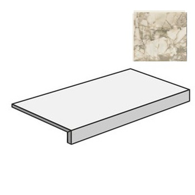 Atlas Concorde Russia Forte Dei Marmi 620070002398 Ceppo Apuano Cream Scalino Frontale Rett 33x160