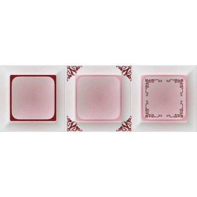 Absolut Keramika Monocolor AK0543 Decor Cube Burdeos 10x30